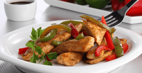 Fajitas de pollo