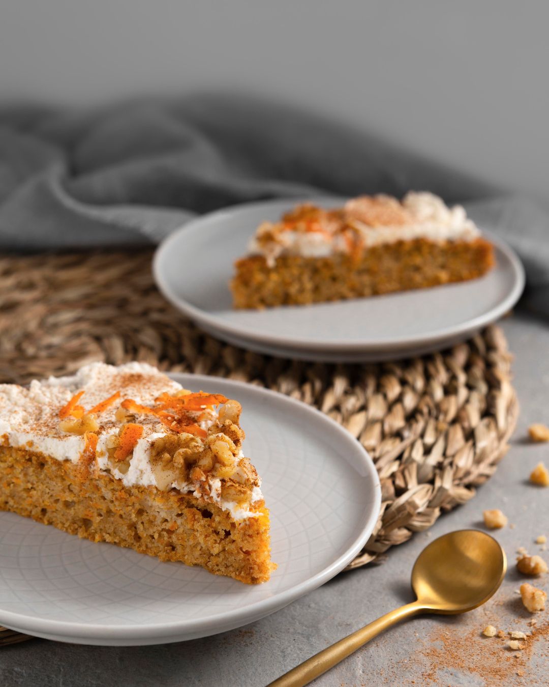 Torta Carrot Cake con frosting
