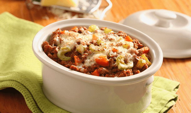 Pastel de verduras y carne