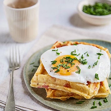 Waffles de papa