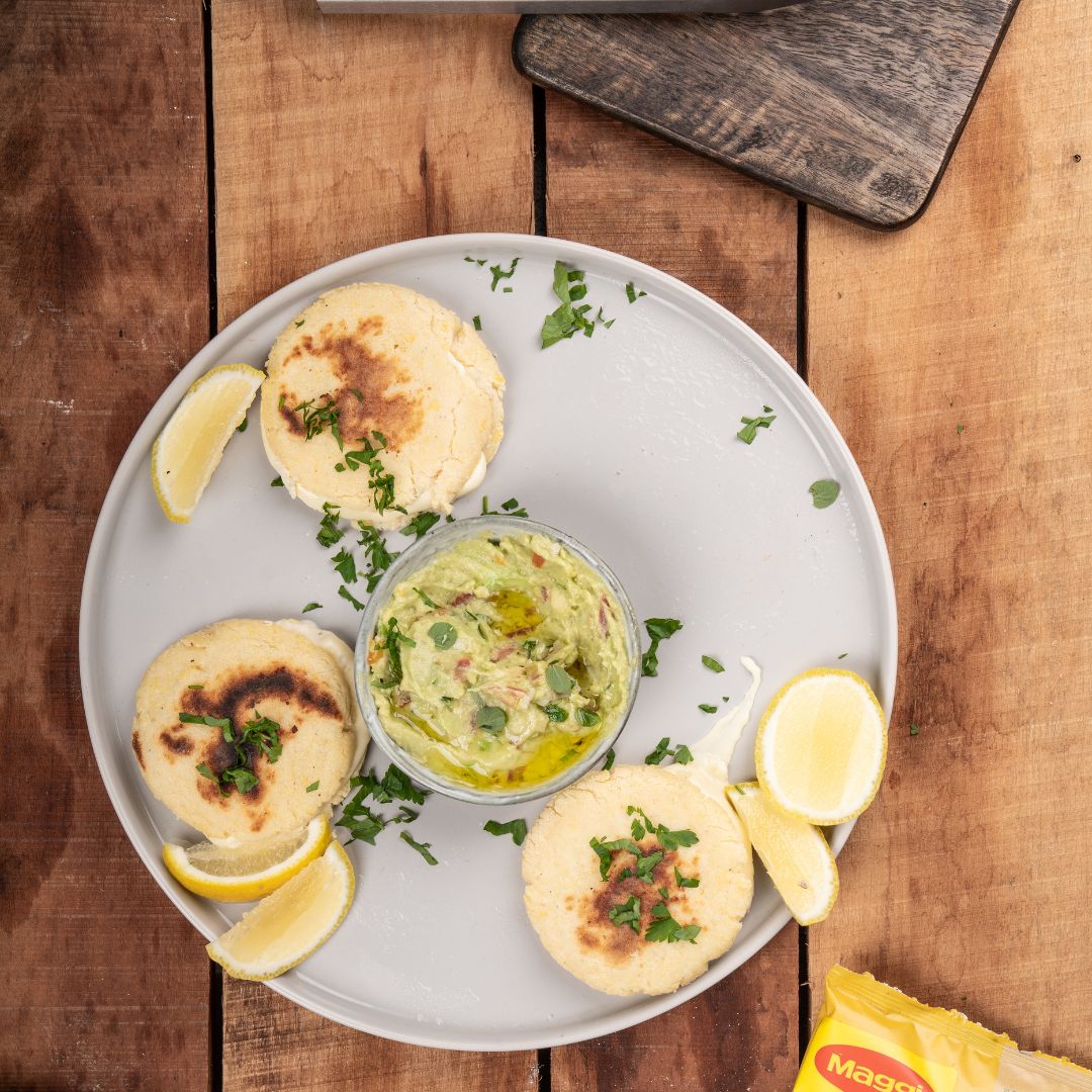 Arepas de papa y queso