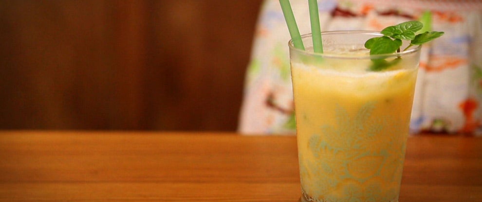 Batido de maracuya con leche |