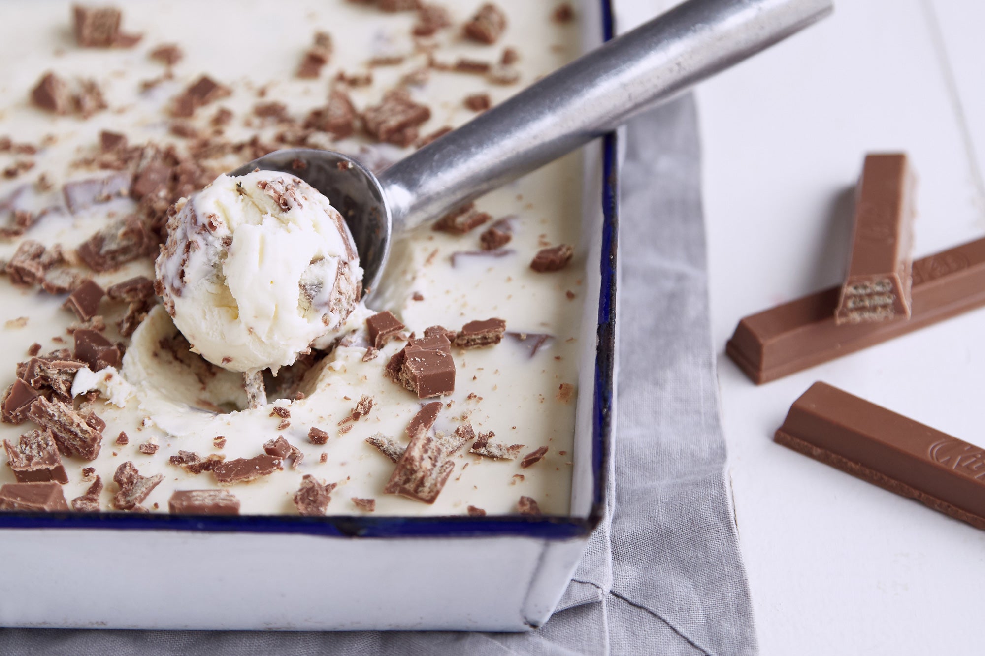Helado de Kit Kat