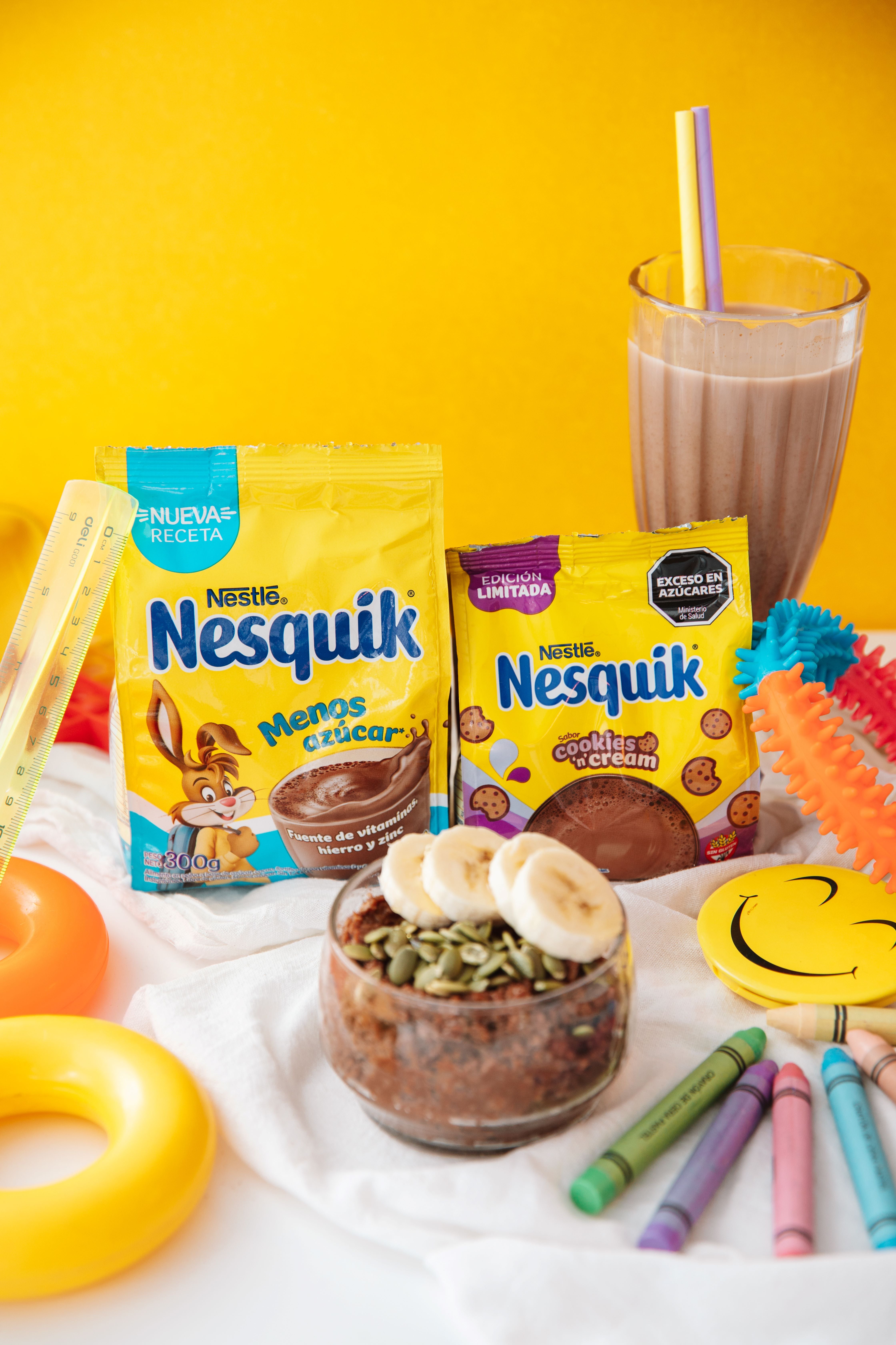Porridge de Avena y Nesquik