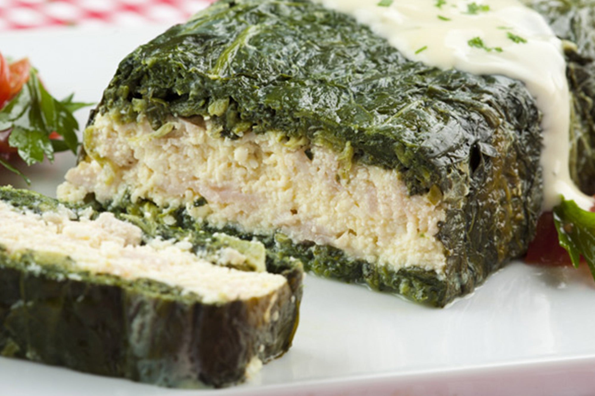 Budín de Espinaca