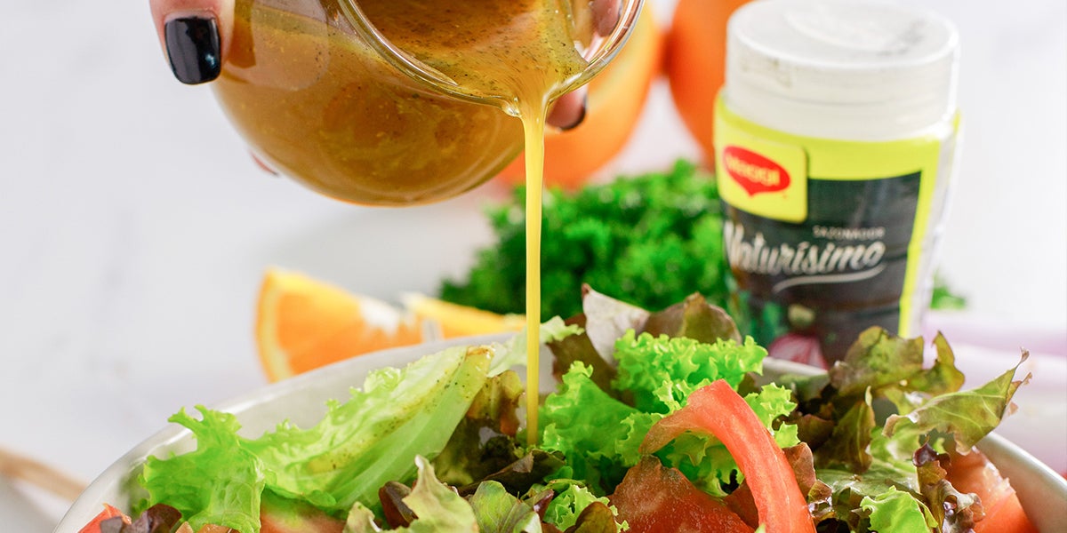 Delicioso Aderezo de Jugo de Naranja