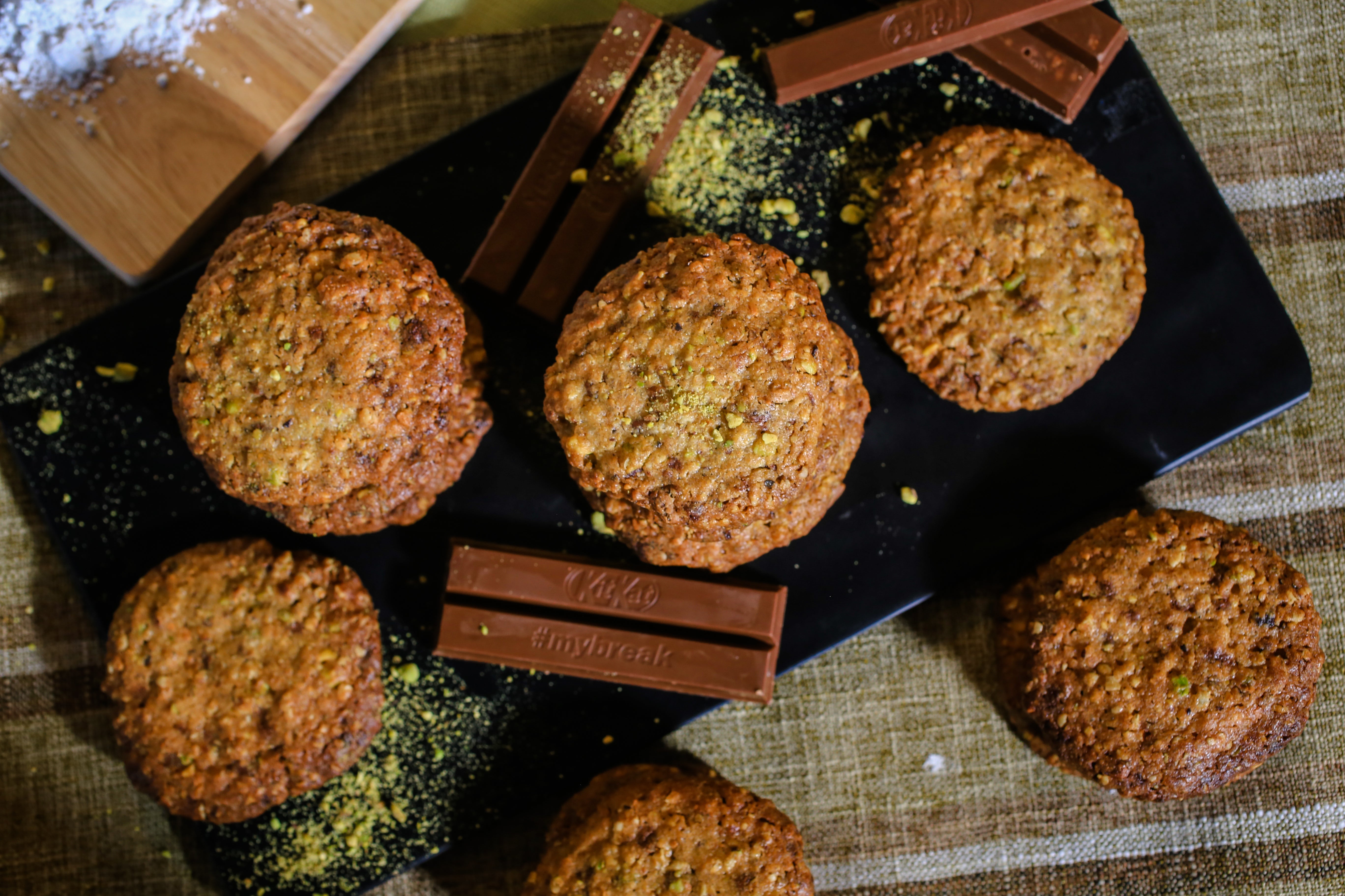 Galletitas de Avena, Pistachos y KitKat®
