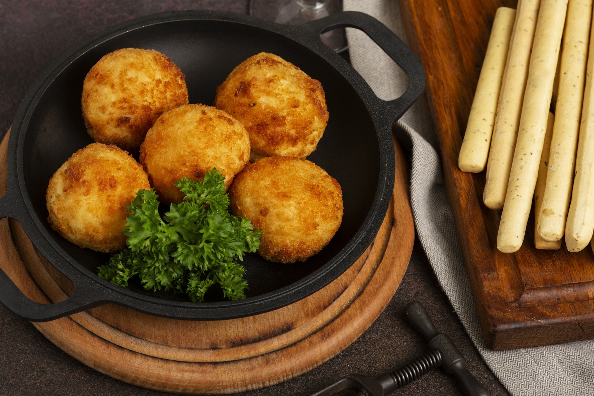 Croquetas de papa y atún