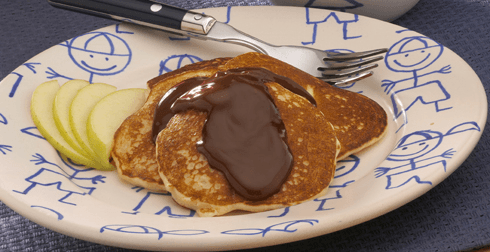 Mini Hotcakes de Manzana