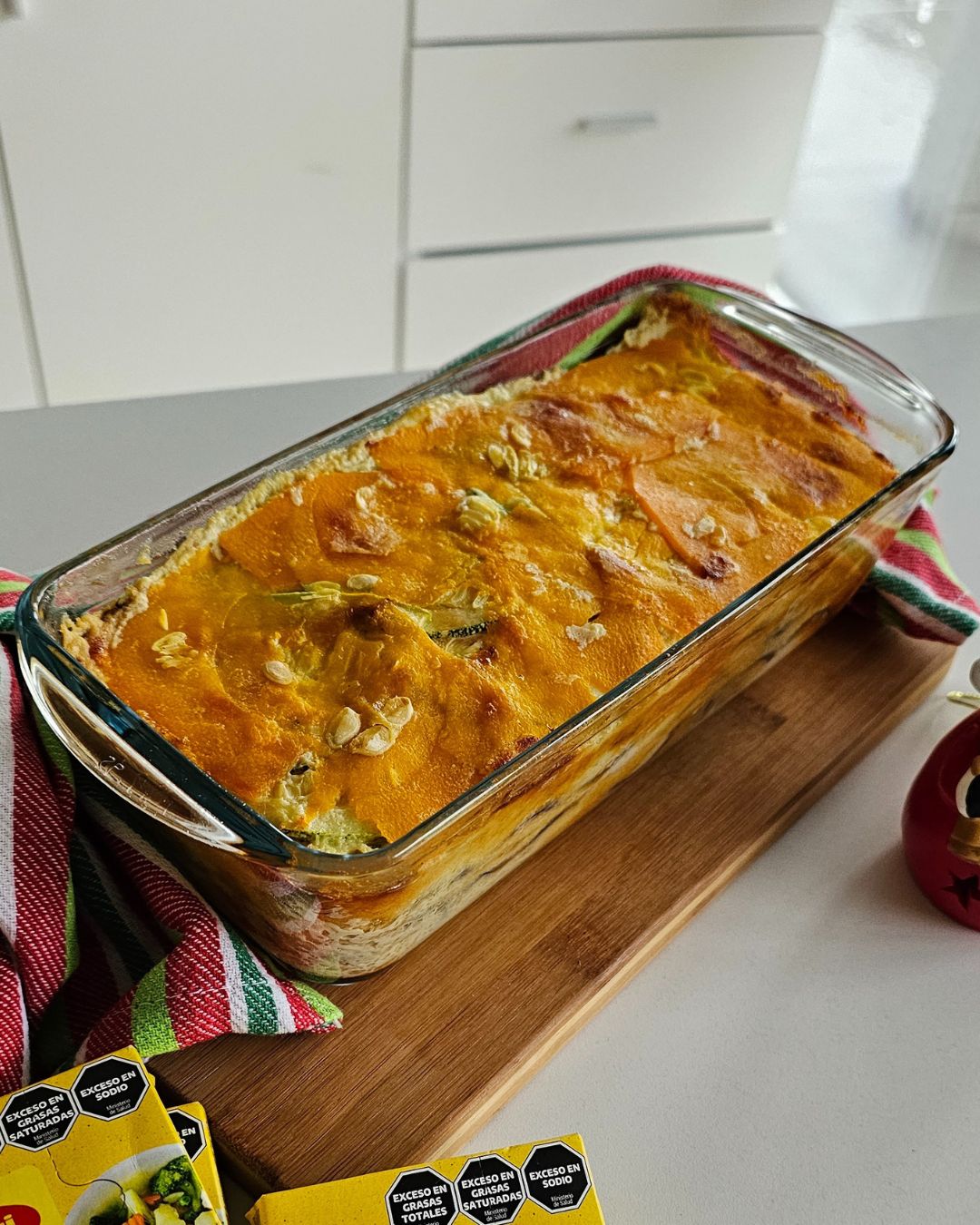 Milhojas de vegetales