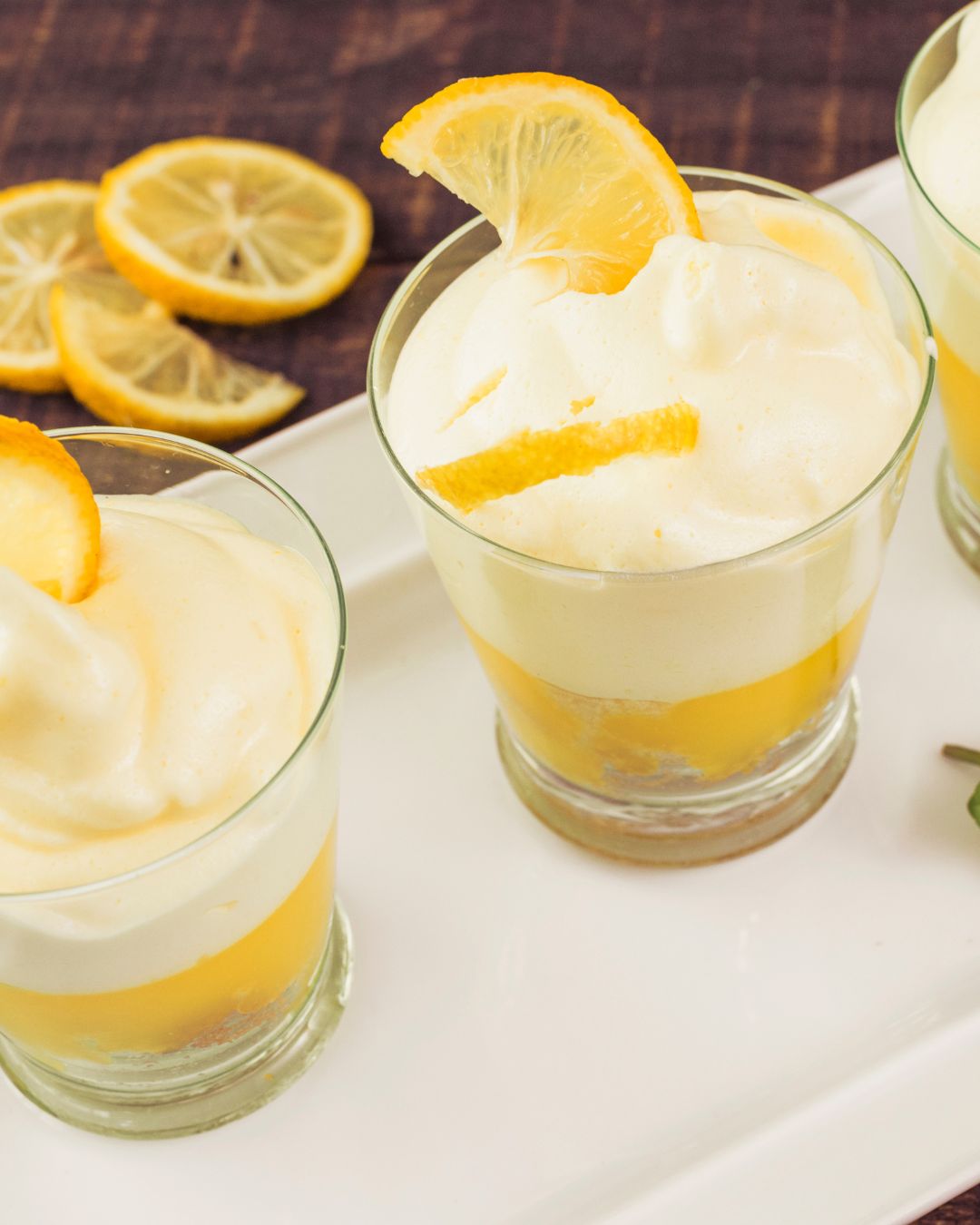 Postre en capas de limón
