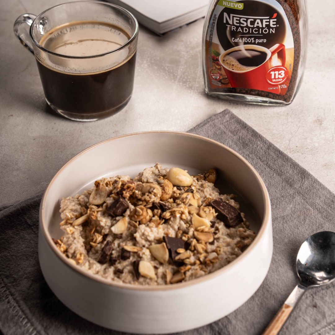 Avena con café