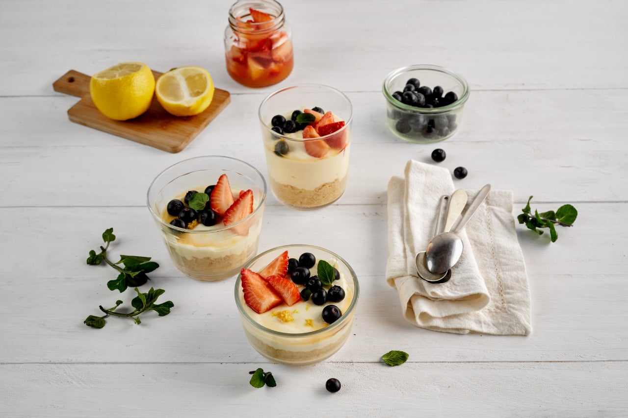 Cheesecake en frasquitos con Nestlé Leche Condensada