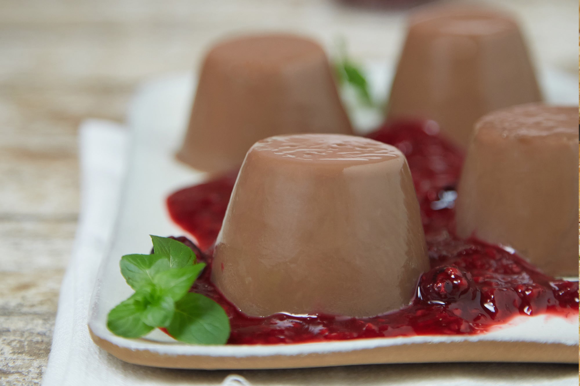Panna Cotta de Chocolate