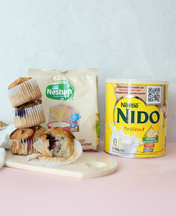Muffins de yogur y frambuesa