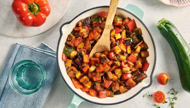 Preparación con verduras de temporada, receta de Slow Food 