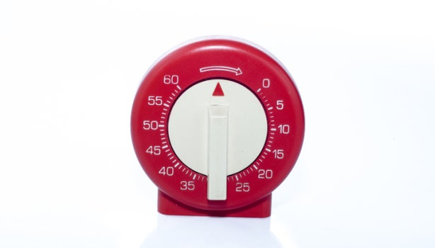 Cronometro de cocina para medir los tiempos de cocción.