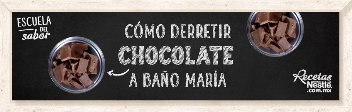 Cómo derretir chocolate a Baño María