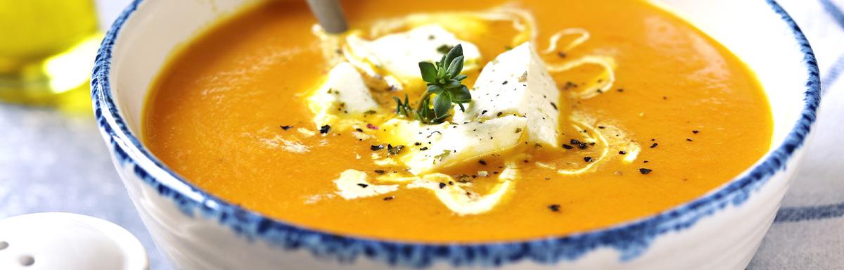 Crema de calabaza, una de las cremas caseras más populares