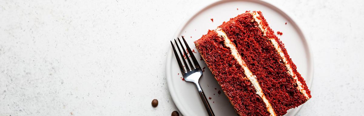 Torta fácil de red velvet 