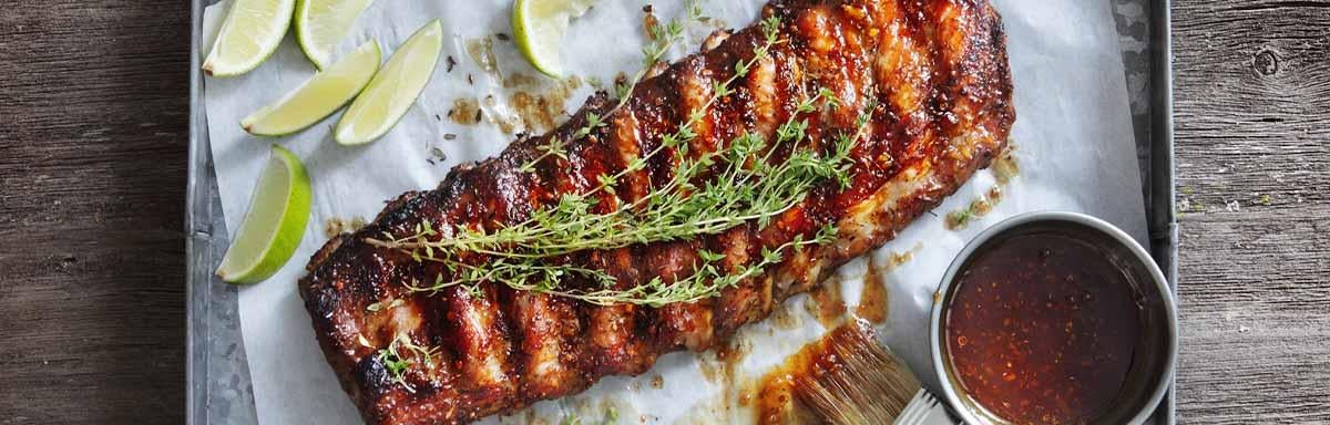  Asado de tira condimentado 
