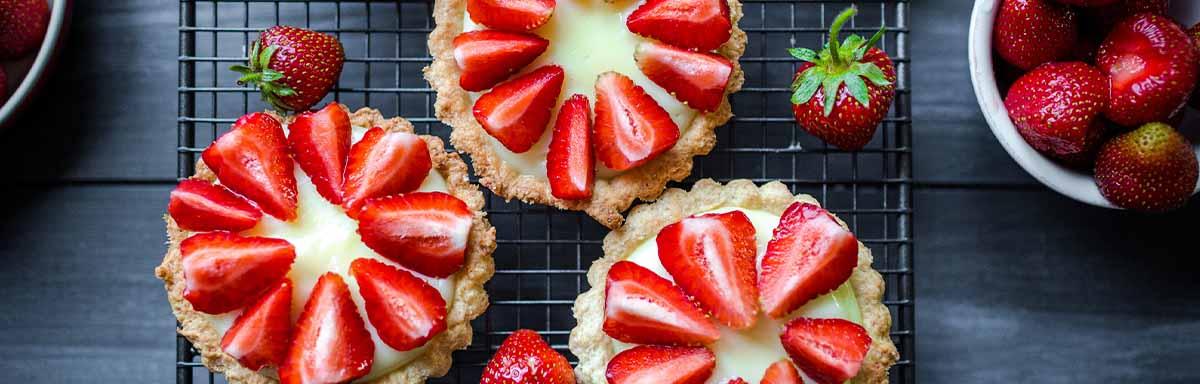 Conservar frutillas en postre