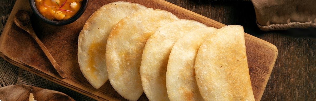  Una clase de empanada ecuatoriana es la de morocho.   