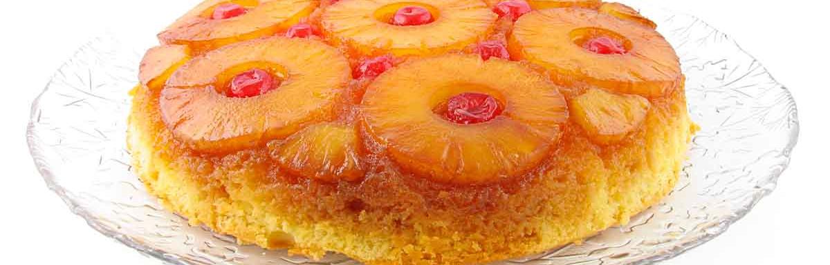 Un postre de ananá. 