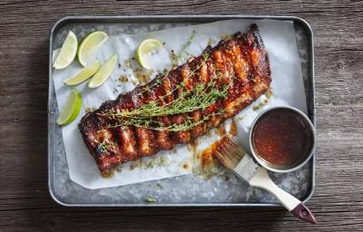 Asado de tira condimentado 