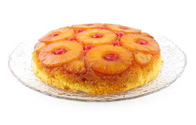 Un postre de ananá. 