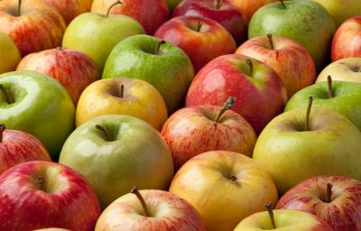 Manzana verde y roja Manzana verde y roja