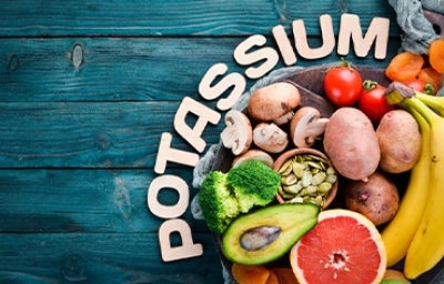 Alimentos que en porciones adecuadas aportan potasio