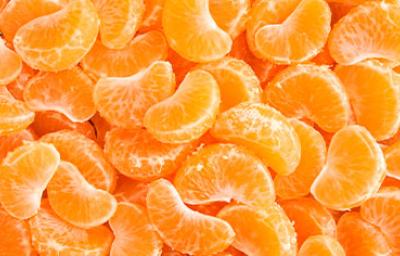 Gajos de mandarina juntos para cocinar. Gajos de mandarina juntos para cocinar.