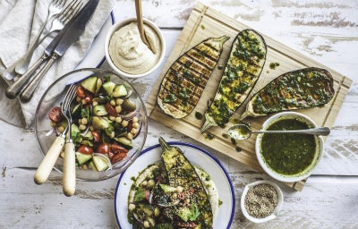 Varias opciones para almuerzos sin carne