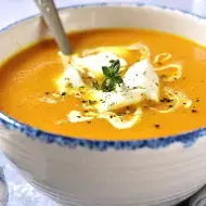 Crema de calabaza, una de las cremas caseras más populares