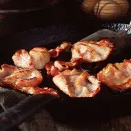 Una sartén perfecta para preparar panceta. 