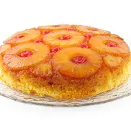 Un postre de ananá. 