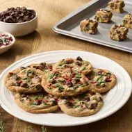 Bandeja para hornear con galletitas