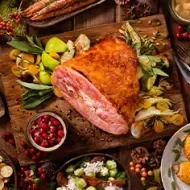 Una deliciosa cena de Nochebuena