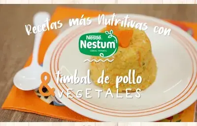 Timbal de Pollo y Vegetales Timbal de Pollo y Vegetales
