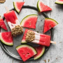 Fitness Watermelon Popsicles
