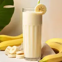 Smoothie de banana y durazno