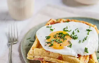 Waffles de papa Waffles de papa