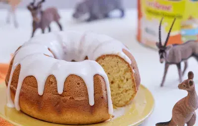 Budin de limón sin lactosa