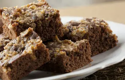 cuadrados de chocolate con streusel cuadrados de chocolate con streusel