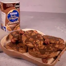 Galletitas con leche condensada sabor chocolate
