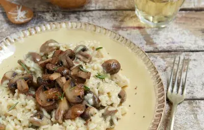 Risotto de hongos Risotto de hongos