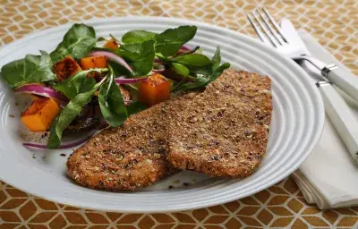 Milanesa de berenjenas Milanesa de berenjenas