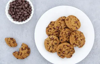 Galletas de coco y chocolate