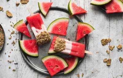 Fitness Watermelon Popsicles Fitness Watermelon Popsicles